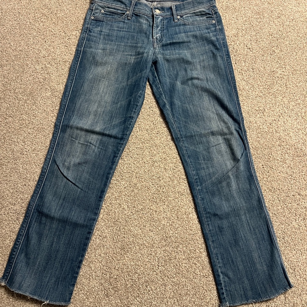 Mother Denim Cropped Low Rise size 27